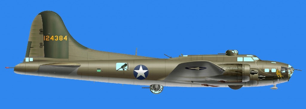 BRIGADIER GENERAL HOWARD K. RAMEY B-17 41-24384
