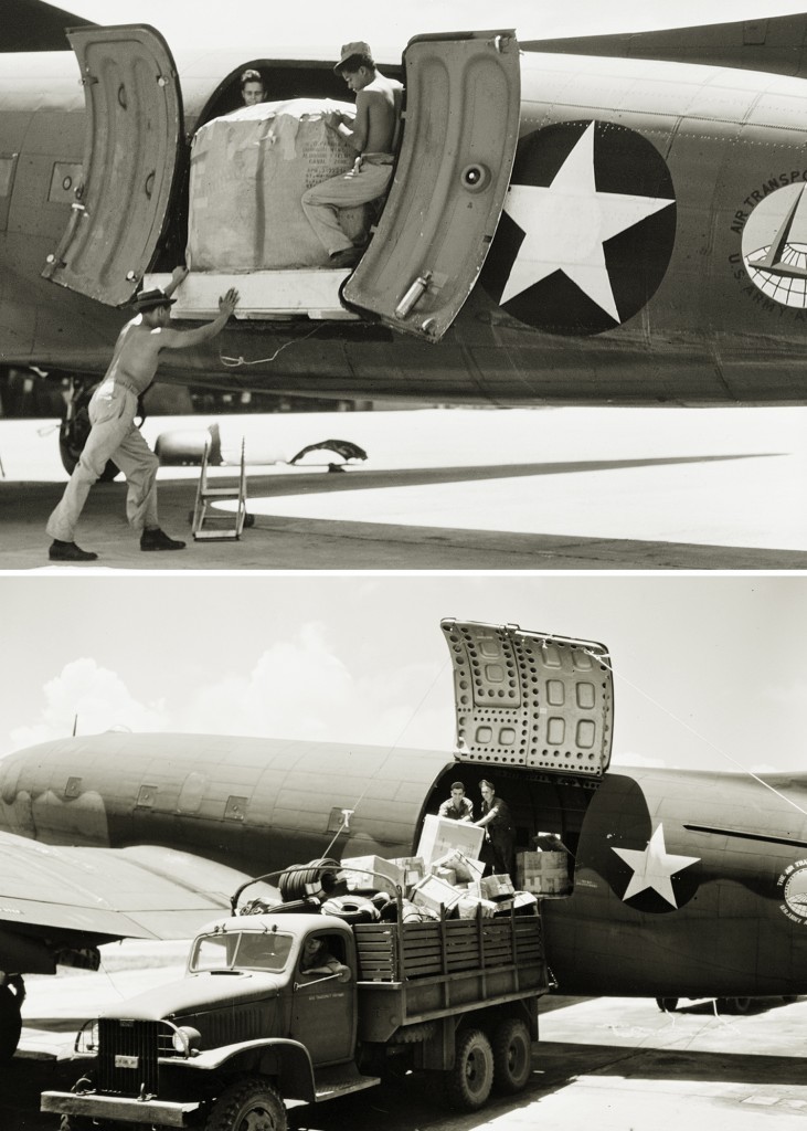 C-46 AND C-47 AT BORINQUEN FIELD 1942