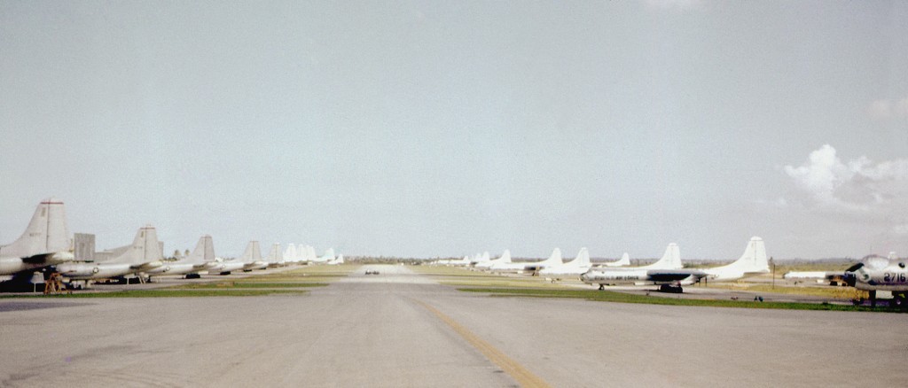 B-36 AT RAMEY AIR FORCE BASE ALERT AREA 1957