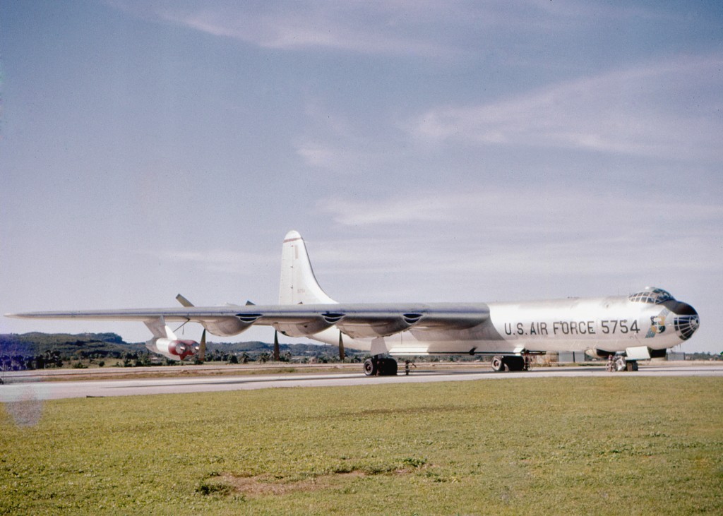 B-36 51-5754 AT RAMEY AIR FORCE BASE 1957