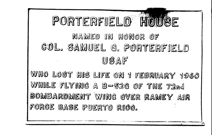 Porterfield House Plaque
